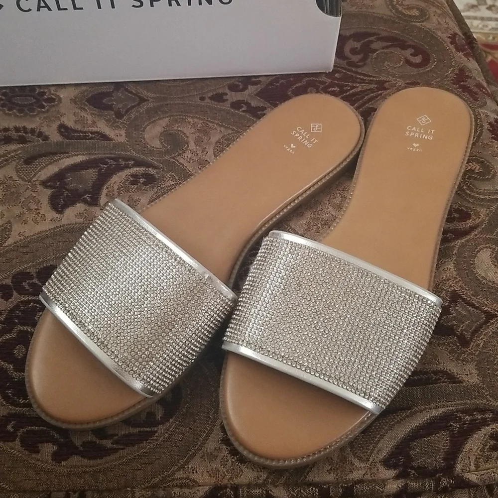 ❎$40 BUNDLED❎Call It Spring Bling Slides - Picture 6 of 9